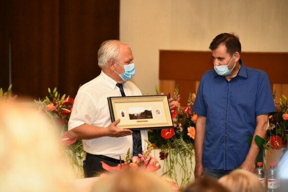 Eugenijus Dargužis / Rimantas Ančerevičius, a resident of Panevėžys, who recovered from the coronavirus.