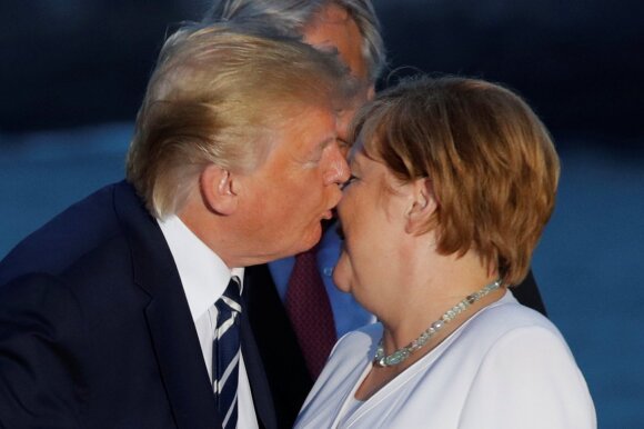 Donald Trump, Angela Merkel