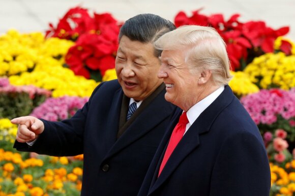 Xi Jinping and Donald Trump