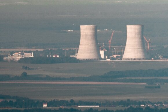 Construction of the Belarusian nuclear power plant.