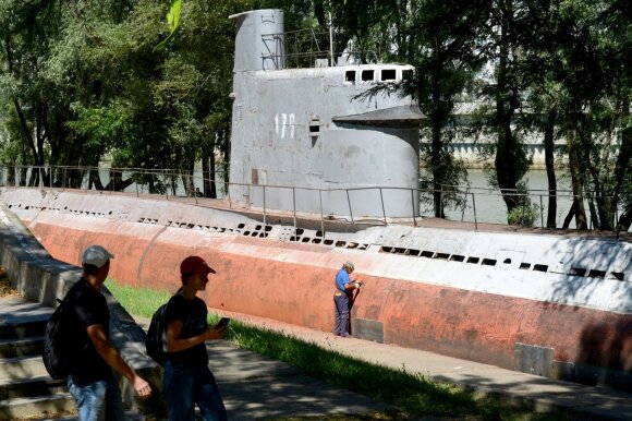 Soviet submarine project 615 in Krasnoyarsk