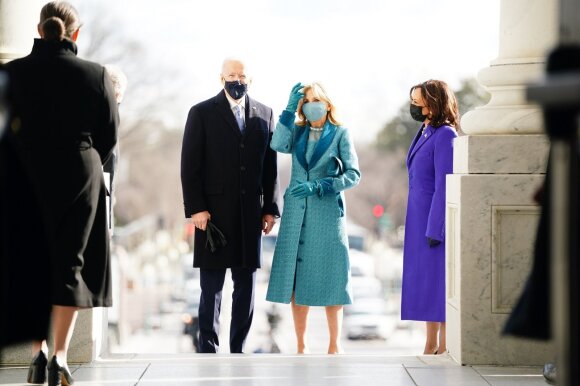 Images of Melania Trump and Jill Biden for the inauguration