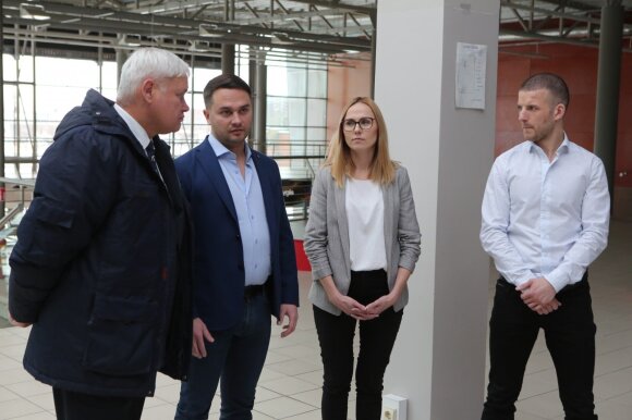 Klaipėdos meras Vytautas Grubliauskas lankėsi galingiausioje Baltijos šalyse kriptovaliutų kasykloje