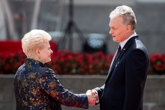Dalia Grybauskaitė ir Gitanas Nausėda