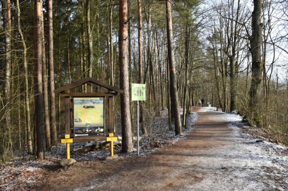 Visitors were impressed by the renewed educational trail in Vilnius - they were able to successfully compete in choosing the most beautiful trails