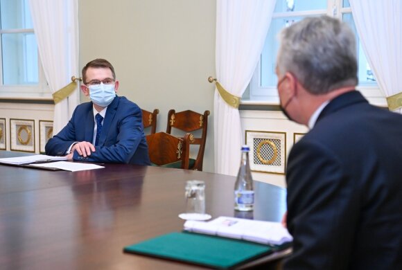 Dustys - on the mood after the meeting with the president: we agreed one thing with Šimonyte