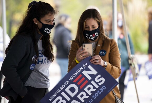 Joe Biden supporters