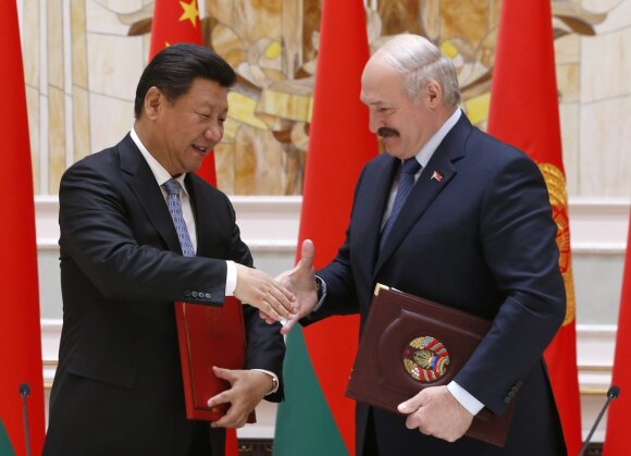 Aliaksandr Lukashenko, Xi Jinping