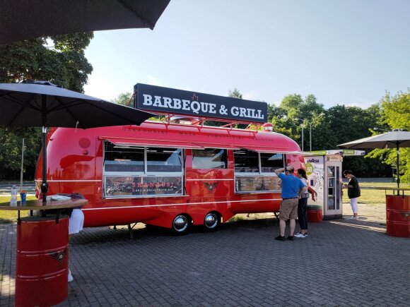 Food cart in Klaipeda