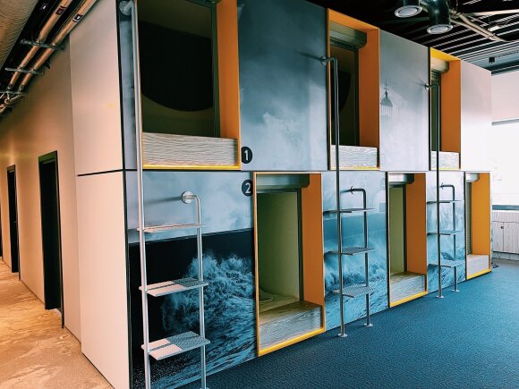 I spent the night in Lithuania's first capsule hotel - everyone asked me if I didn't feel buried