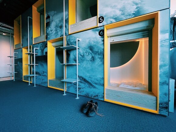 I spent the night in Lithuania's first capsule hotel - everyone asked me if I didn't feel buried