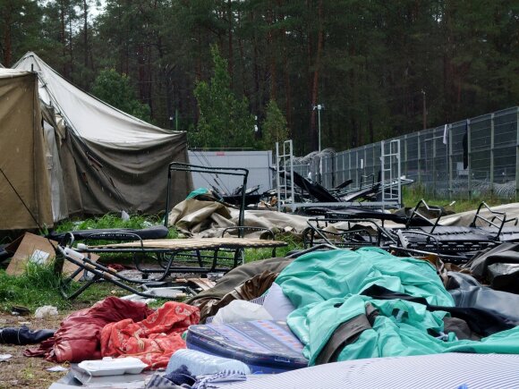 What does the Rūdninkai camp look like when the last migrants leave: in the photo gallery - eloquent shots