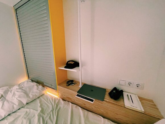 I spent the night in Lithuania's first capsule hotel - everyone asked me if I didn't feel buried