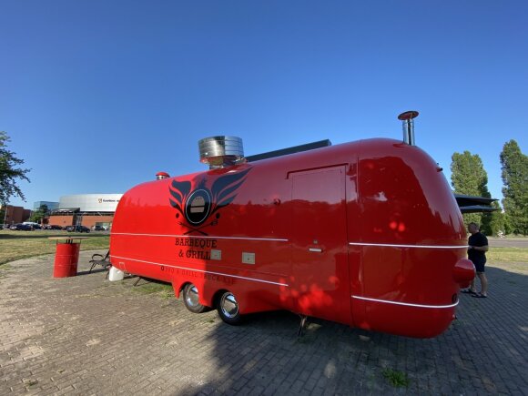 Food cart in Klaipeda