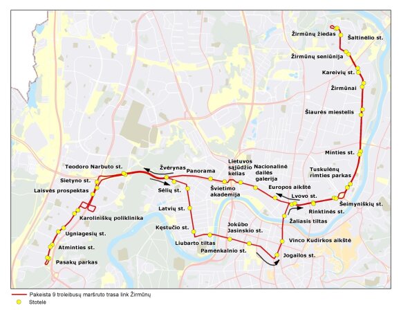 The Constitution Prospectus contains temporary changes in traffic and public transportation routes.