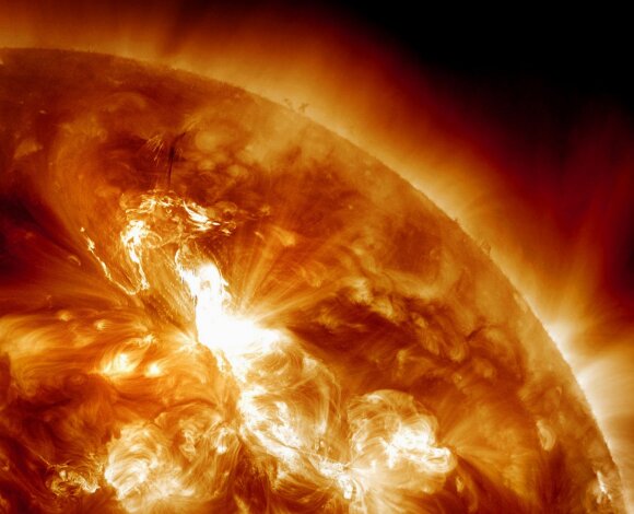 En solstorm kan forårsake en internett-apokalypse på jorden.  Foto av Scanpix/Vida Press.