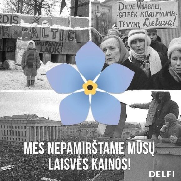 Sausio 13-ąją sovietų tanko prispausta moteris: man į akis sako, kad aš seku pasakas