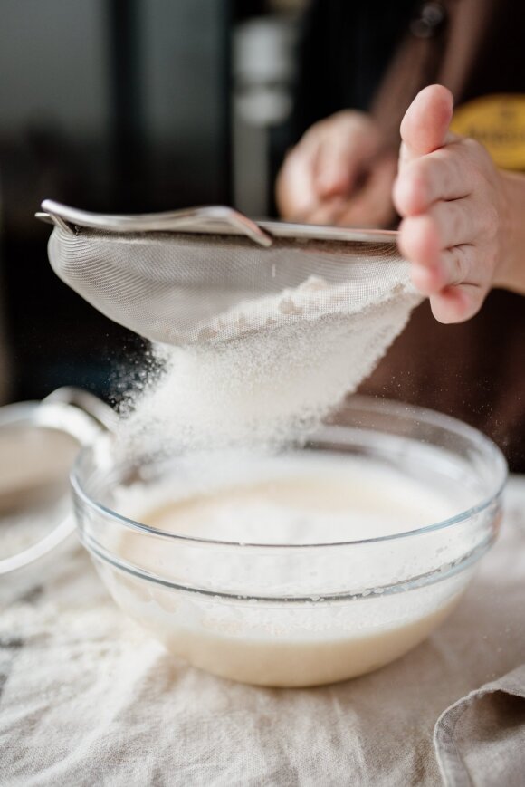 Baking a cake