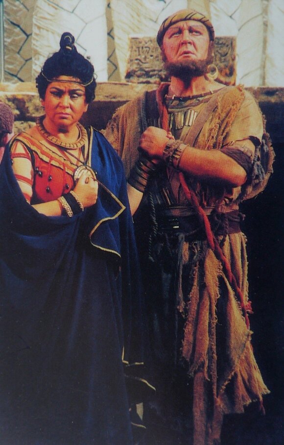 Dž.Verdi opera „Aida“: Aida - Irena Milkevičiūtė, Amonasro - Eugenijus Vasilevskis.