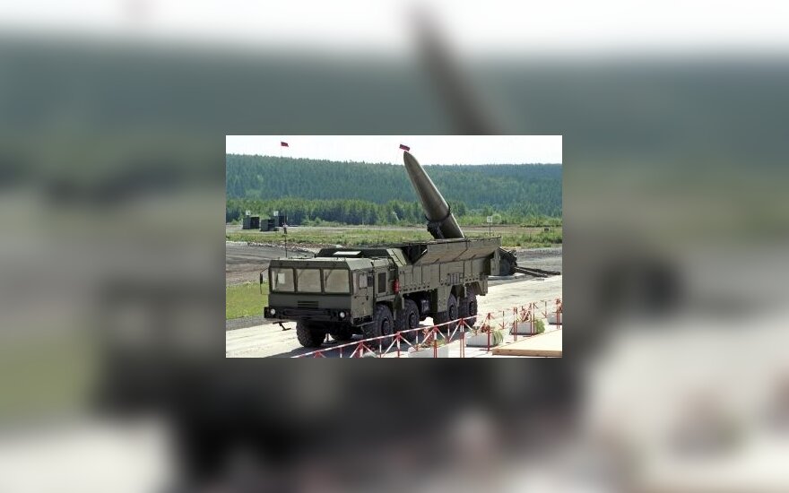 Rusija Kaliningrado srityje dislokuos raketas „Iskander“