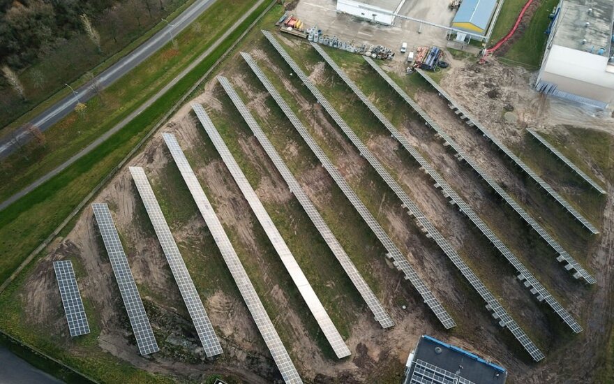 „Lifosa“ pradėjo veikti 1 MW saulės jėgainė