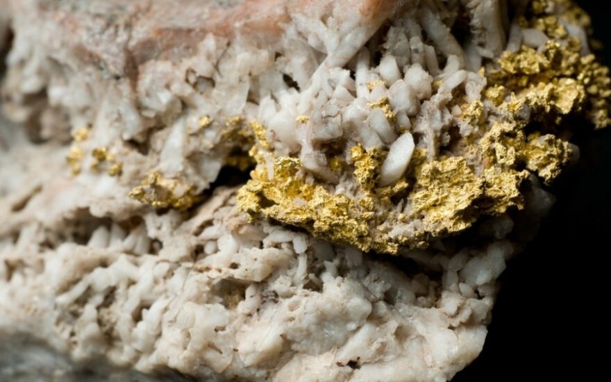 Aukso gysla. Lietuvos smėlio karjeruose esančio aukso plika akimi įžiūrėti neįmanoma