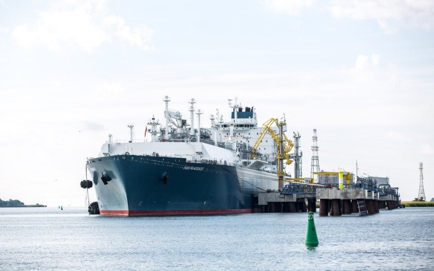 Į Klaipėdą atplaukė naujas dujų krovinys iš JAV