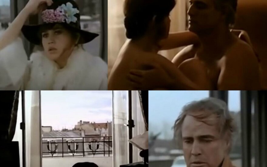 Filmo "Paskutinis tango Paryžiuje" akimirkos