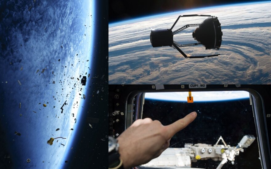 Kosmoso šiukšlės / ESA / Scanpix nuotr.