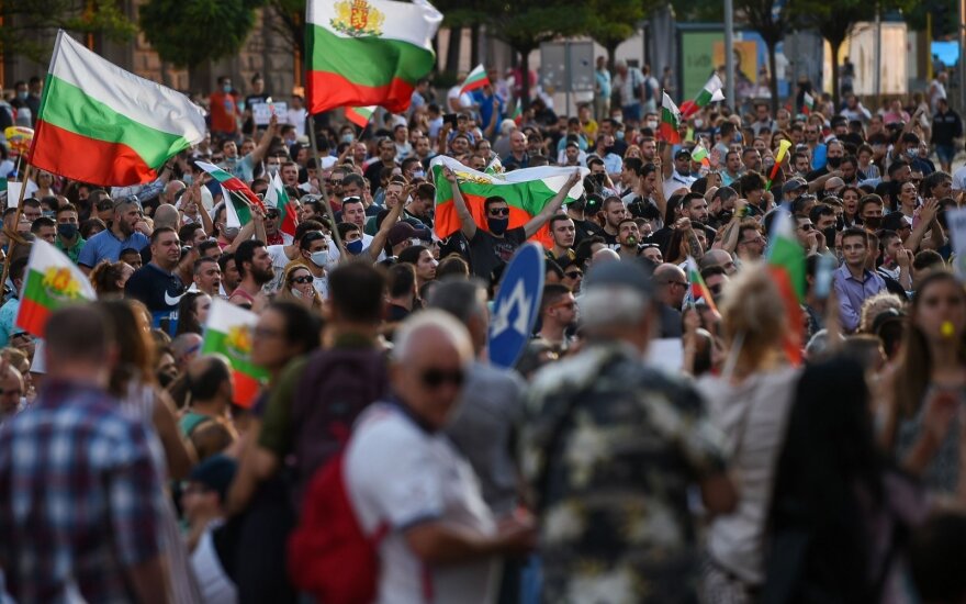 Antivyriausybiniai protestai Bulgarijoje