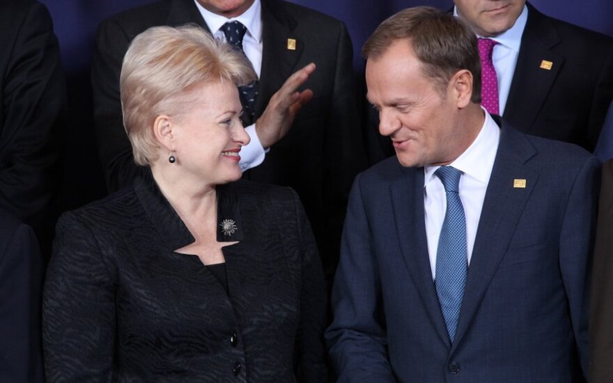 Dalia Grybauskaitė ir DonaldasTuskas
