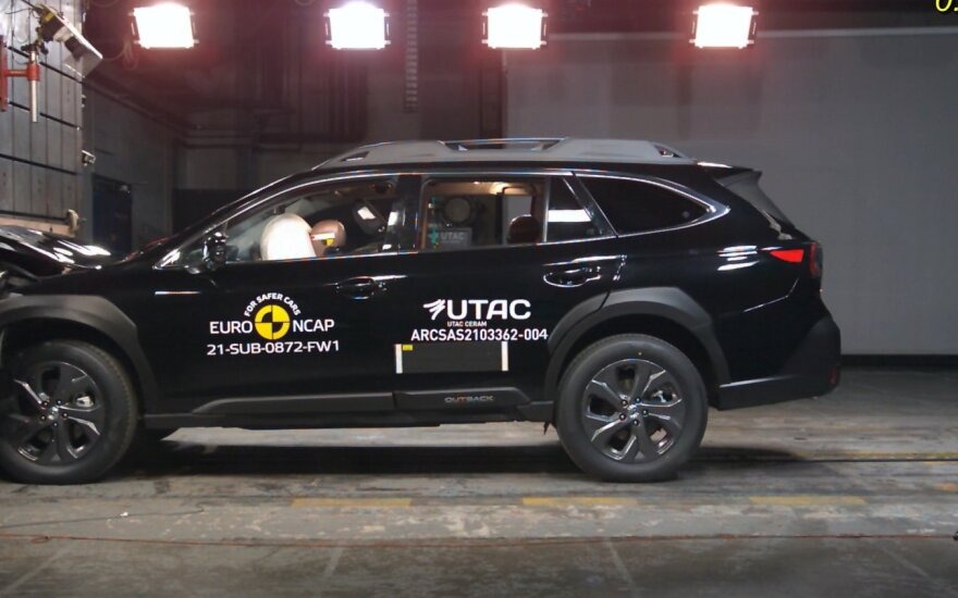 „Outback“ sublizgėjo saugumo testuose: kai kurie rezultatai – geriausi „Subaru“ istorijoje