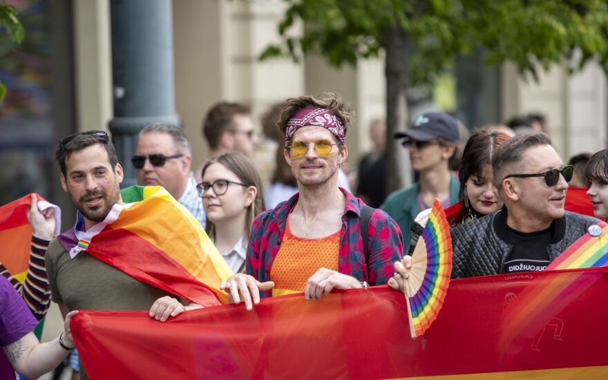 Some 4,500 people took part in Baltic Pride march in Vilnius