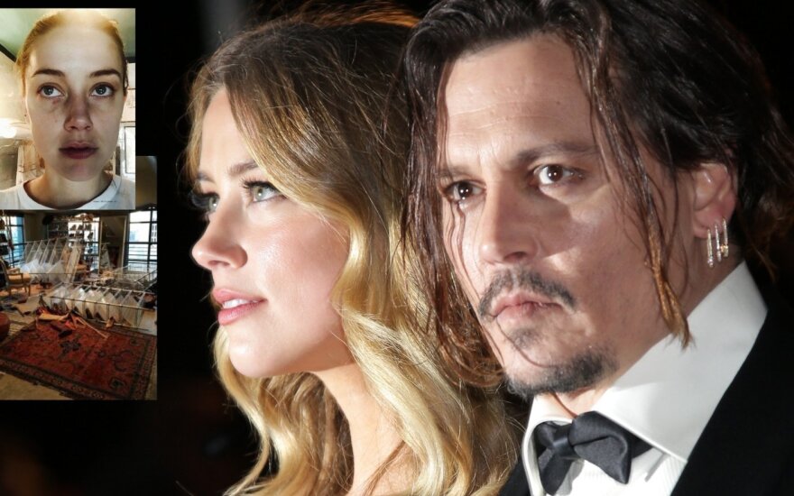  Amber Heard ir Johnny Depp