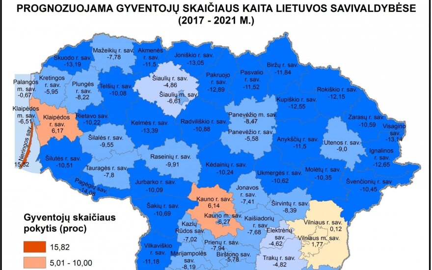 Prognostinis Lietuvos gyventojų kaitos 2017-2021 m. laikotarpyje tyrimas (R. Tučas nuotr.)