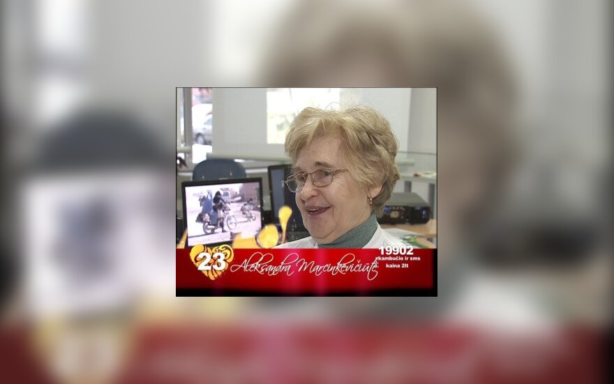 Aleksandra Marcinkevičiūtė, 75-erių vilnietė
