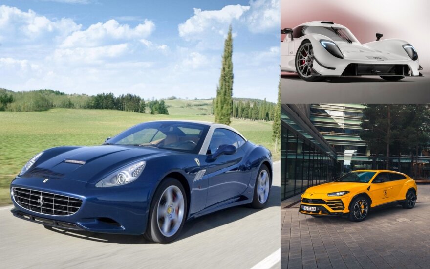Lietuviams krizė nebaisi: prisipirko prabangių automobilių, tarp kurių ir „Ferrari“, ir „Lamborghini“