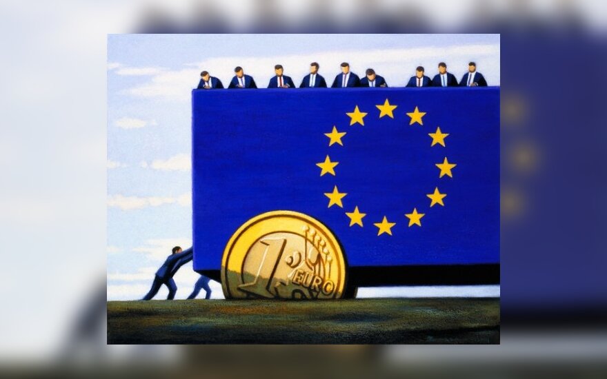 Citigroup: tik Jungtinės Europos Valstijos gali išgelbėti eurą