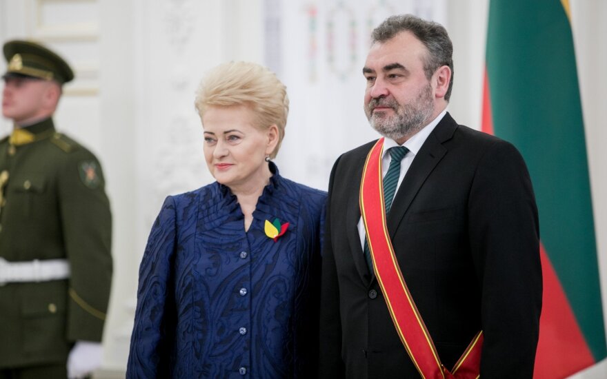 Dalia Grybauskaitė ir Egidijus Kūris