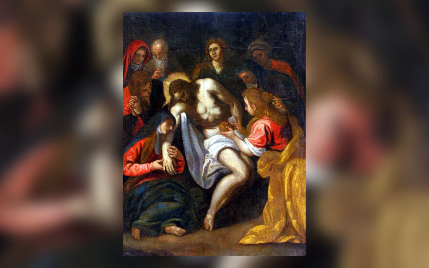 Palma il Giovane, "Kristaus apraudojimas nuėmus nuo kryžiaus".