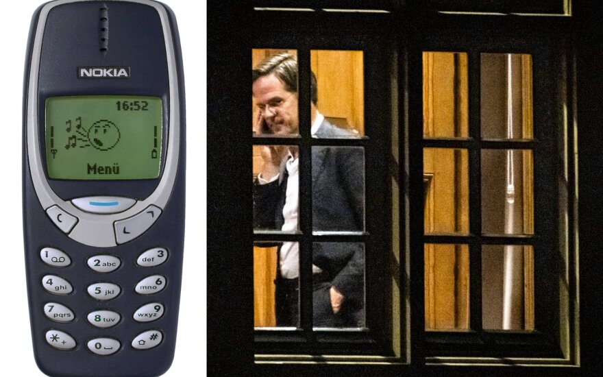 M. Rutte naudojosi Nokia 3310