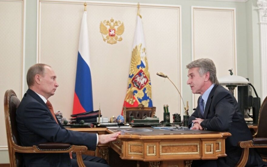 Leonidas Michelsonas su Vladimiru Putinu