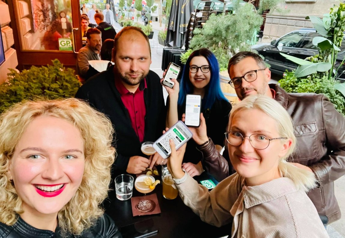 On Friday evening, Armonaitė visited several bars in Vilnius: she checked how the passport of possibilities works