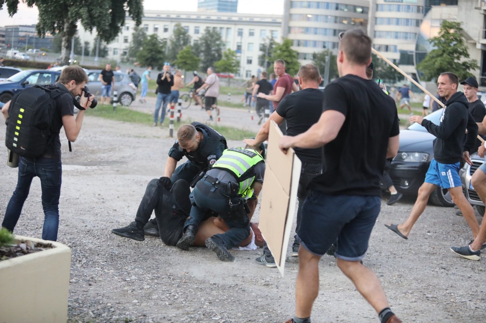 26 people were detained for riots near the Seimas