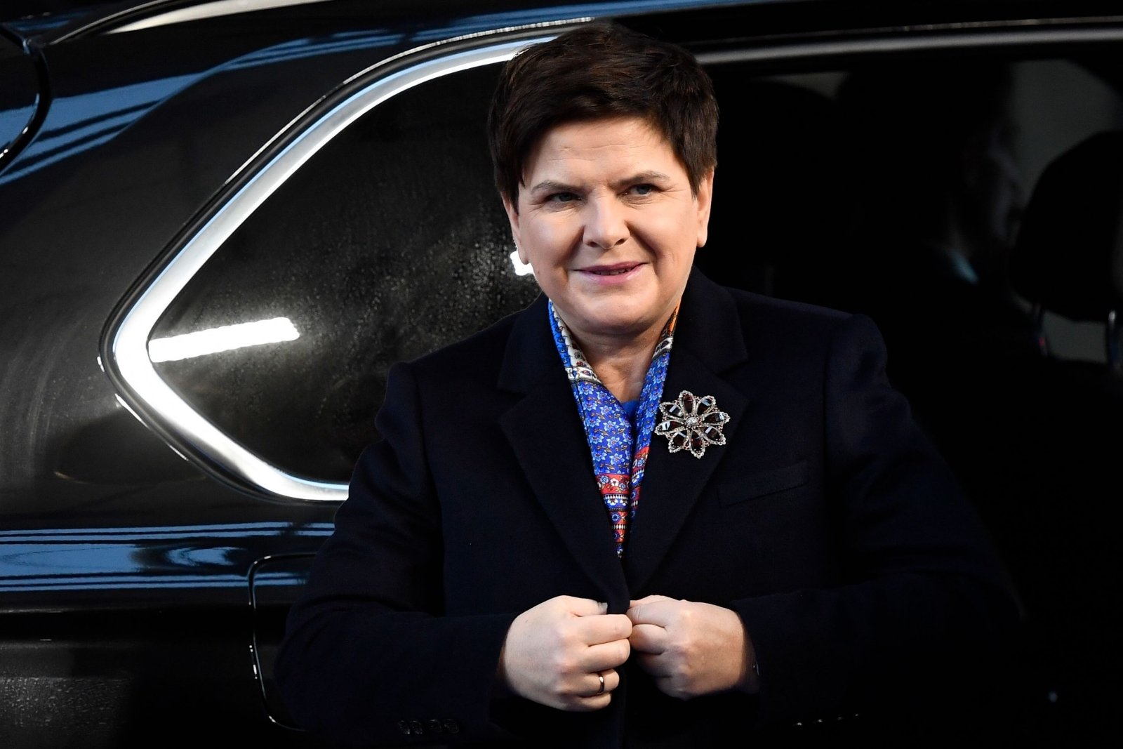 Lenkijos buvusi premjerė gavo baudą už eismo įvykio sukėlimą - DELFI