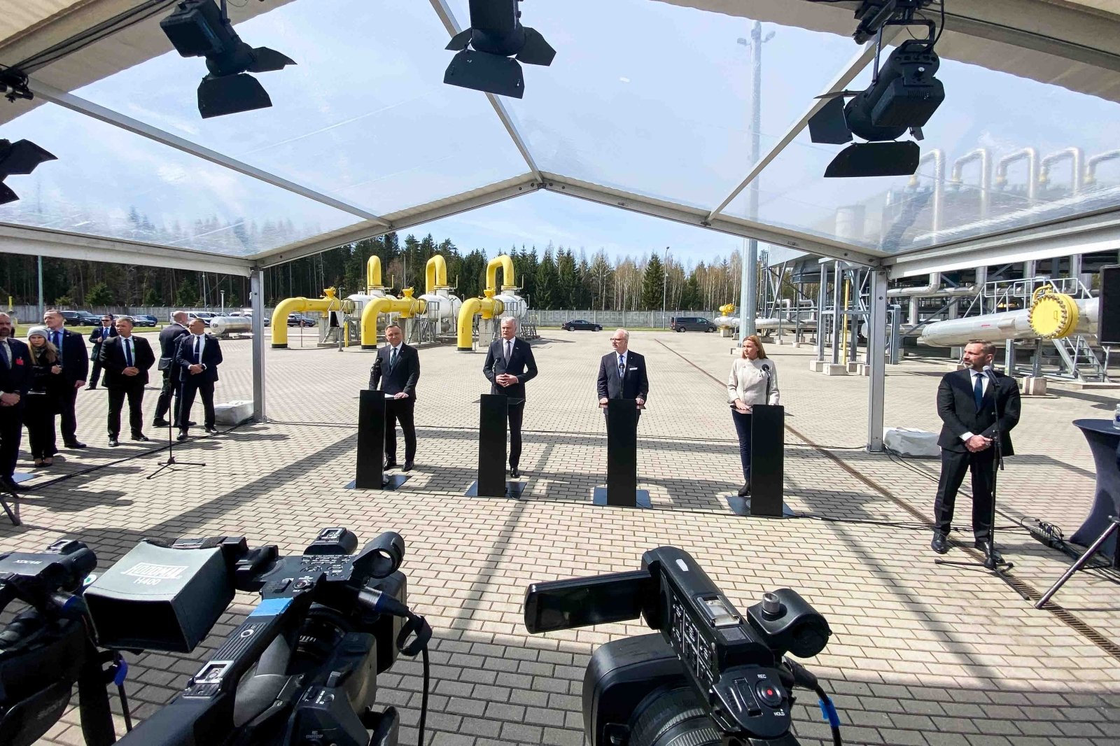 Gazociąg GIPL łączący Litwę z Polską został oficjalnie zainaugurowany