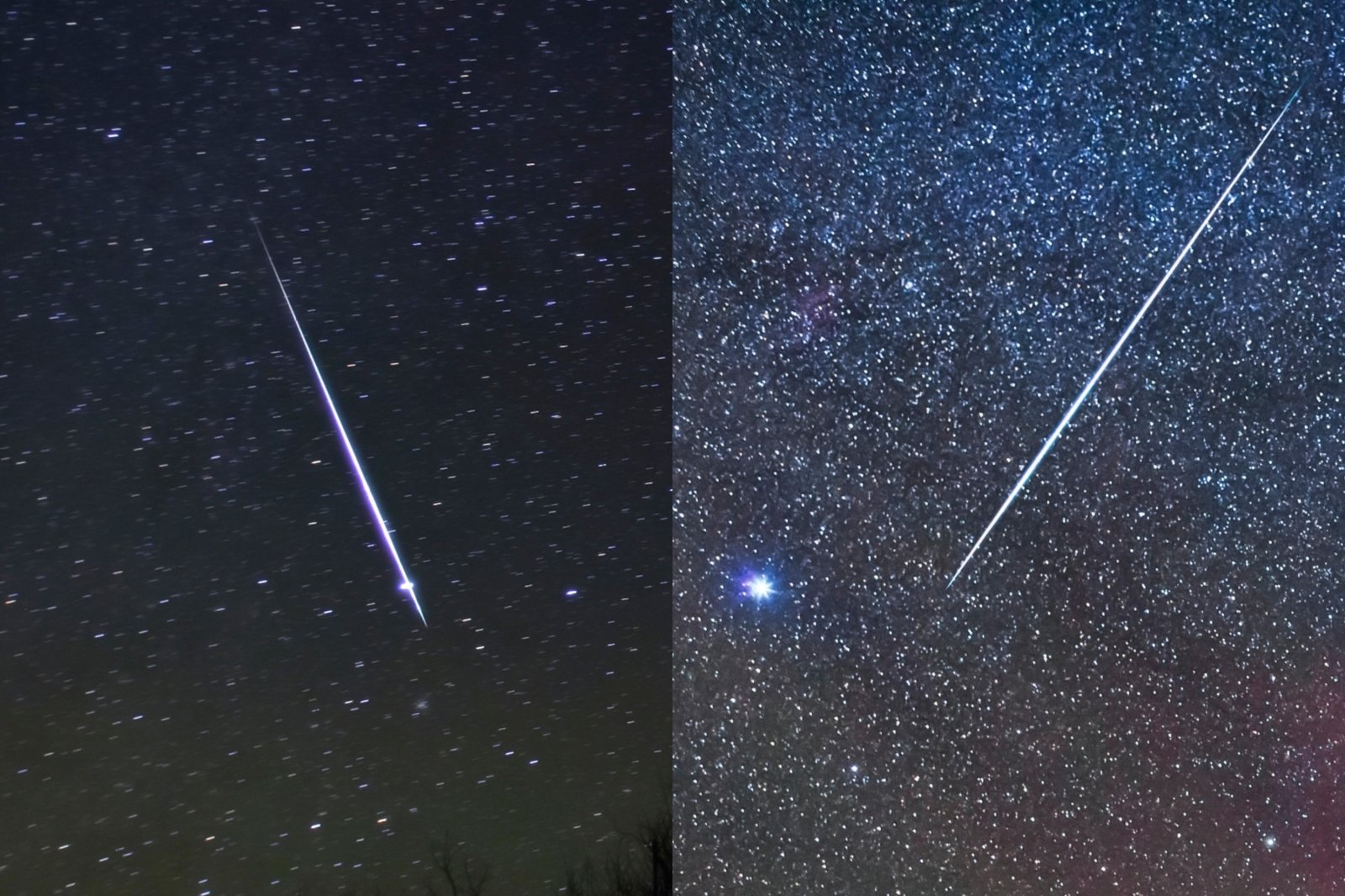 I går kveld ble himmelen opplyst av et spektakulært kosmisk skue – Geminiden meteorregn.