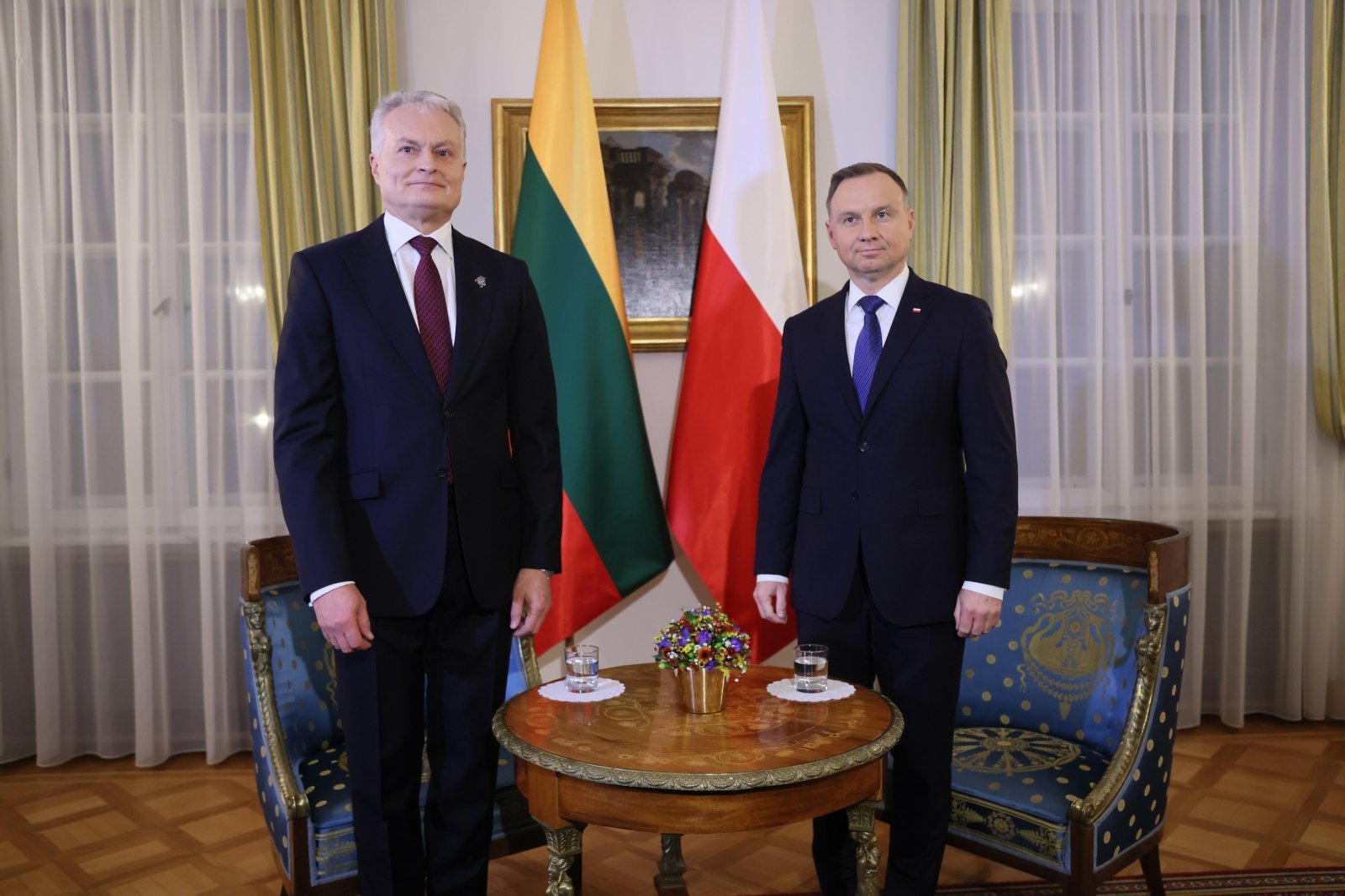 Nausėda spotkał się w Warszawie z prezydentem RP