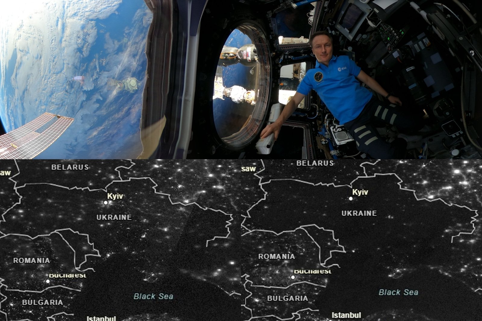 Astronauten som så bombingen av Ukraina fra verdensrommet innrømmet det han så på en klar natt: forferdelige ting skjer