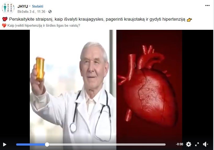 vaistas hipertenzija ir širdis